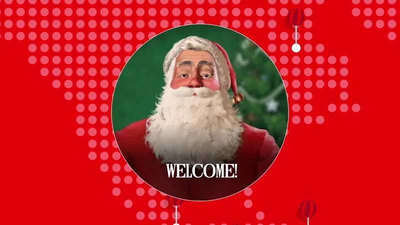Talk to Santa campaign welcome screen