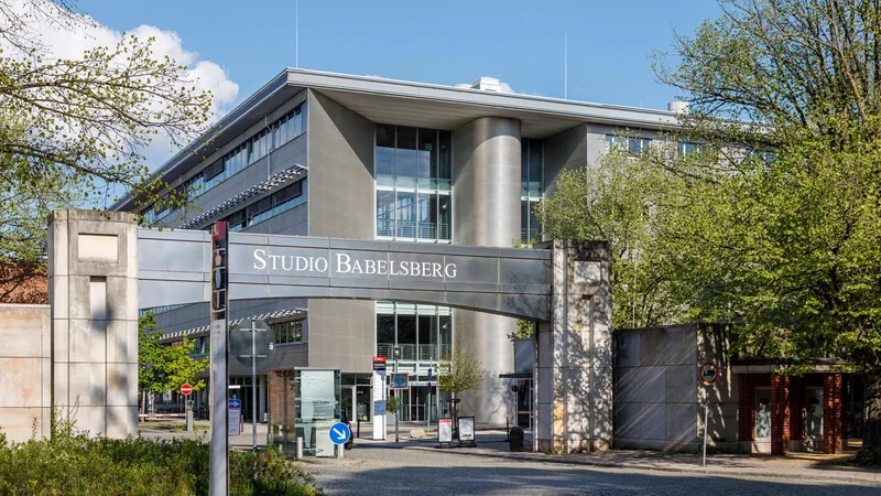 Entrance to Studio Babelsberg, the location of our fx.Center studio in Potsdam-Babelsberg